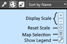 Map scale controls